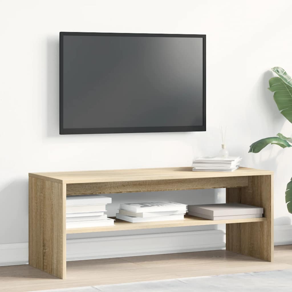 vidaXL TV Cabinet Sonoma Oak 100x40x40 cm Engineered Wood 3