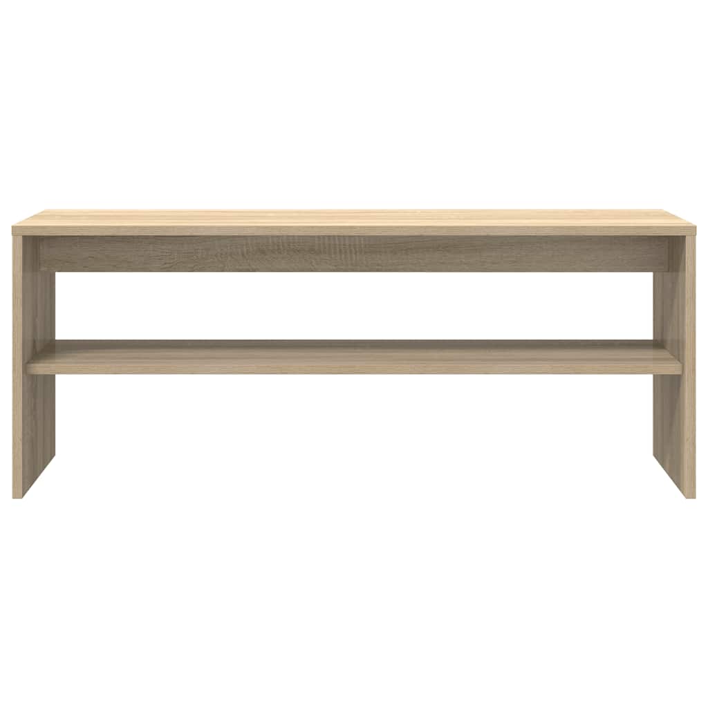 vidaXL TV Cabinet Sonoma Oak 100x40x40 cm Engineered Wood 5
