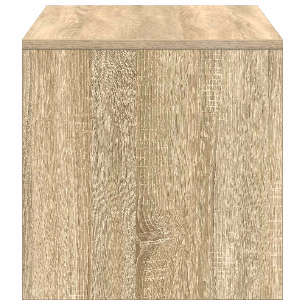 vidaXL TV Cabinet Sonoma Oak 100x40x40 cm Engineered Wood 6