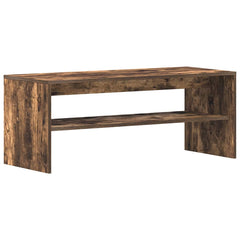 vidaXL TV Cabinet Smoked Oak 100x40x40 cm Engineered Wood 2