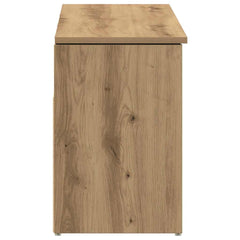 vidaXL Shoe Bench Artisan Oak 102x30.5x45 cm Engineered Wood 5