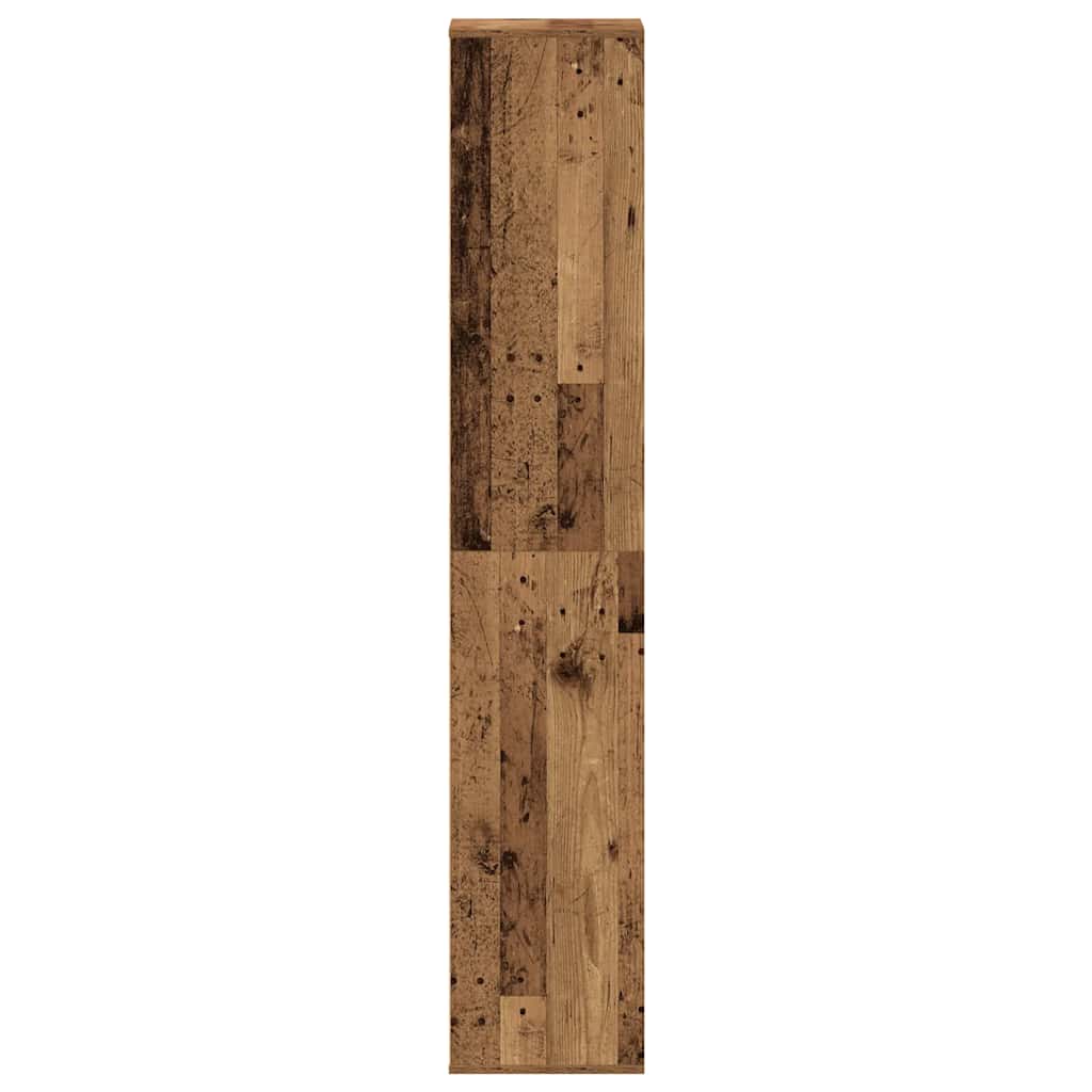 vidaXL Shoe Cabinet Old Wood 54x34x183 cm Engineered Wood 6