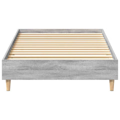 vidaXL Bed Frame No Mattress Grey Sonoma 100x200 cm Engineered Wood 5