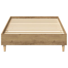 vidaXL Bed Frame | Artisan Oak | Engineered Wood, Solid Eucalyptus Wood | Single 5