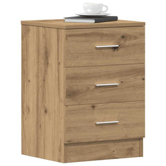 vidaXL Bedside Cabinet 38x35x56 cm Engineered Wood