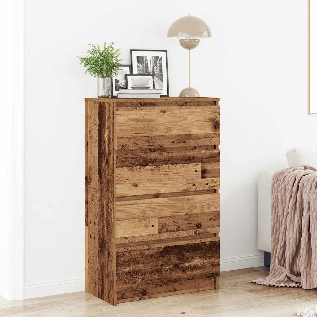 Sideboard 60x35x98,5 cm Engineered Wood Old wood