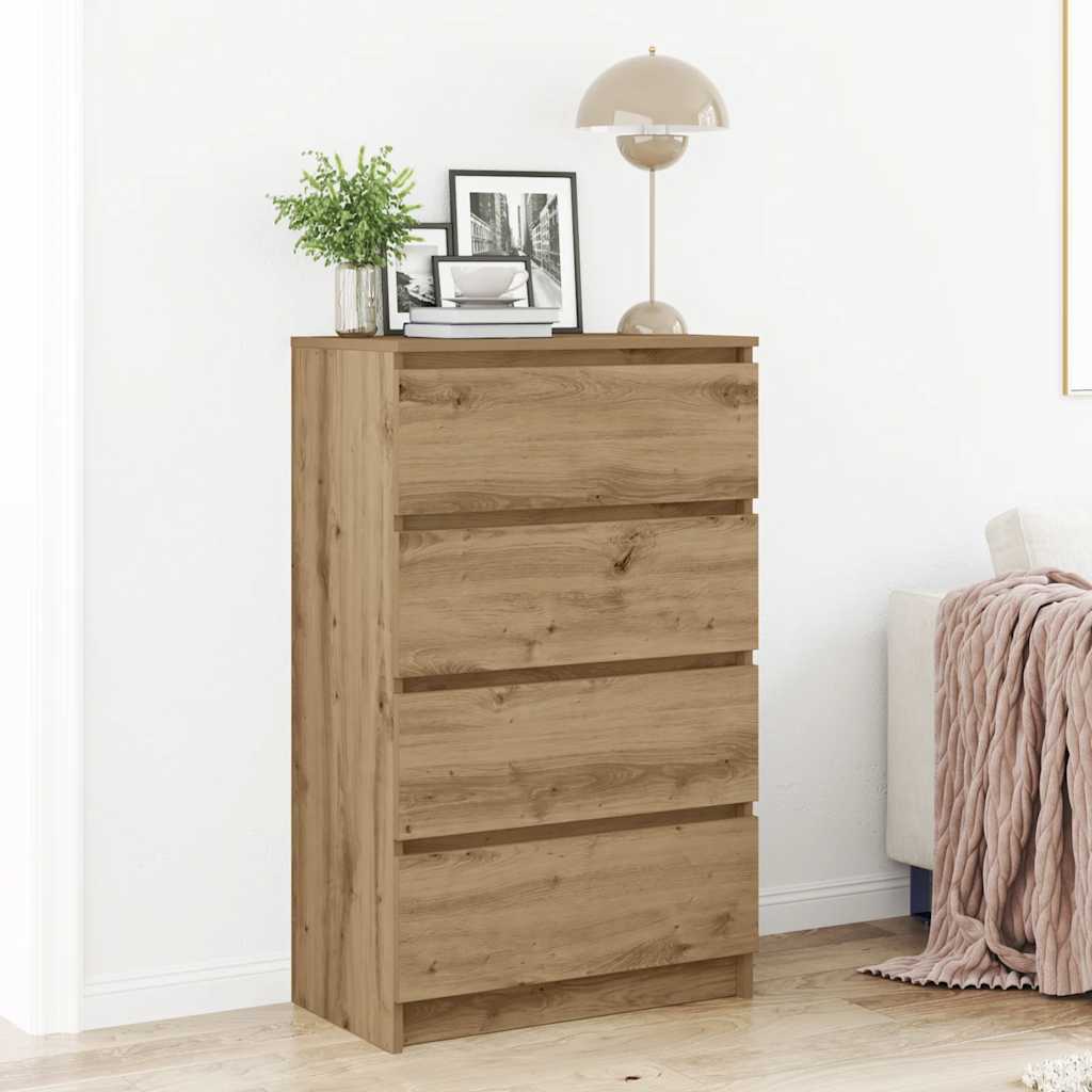 Sideboard 60x35x98,5 cm Engineered Wood Artisian oak