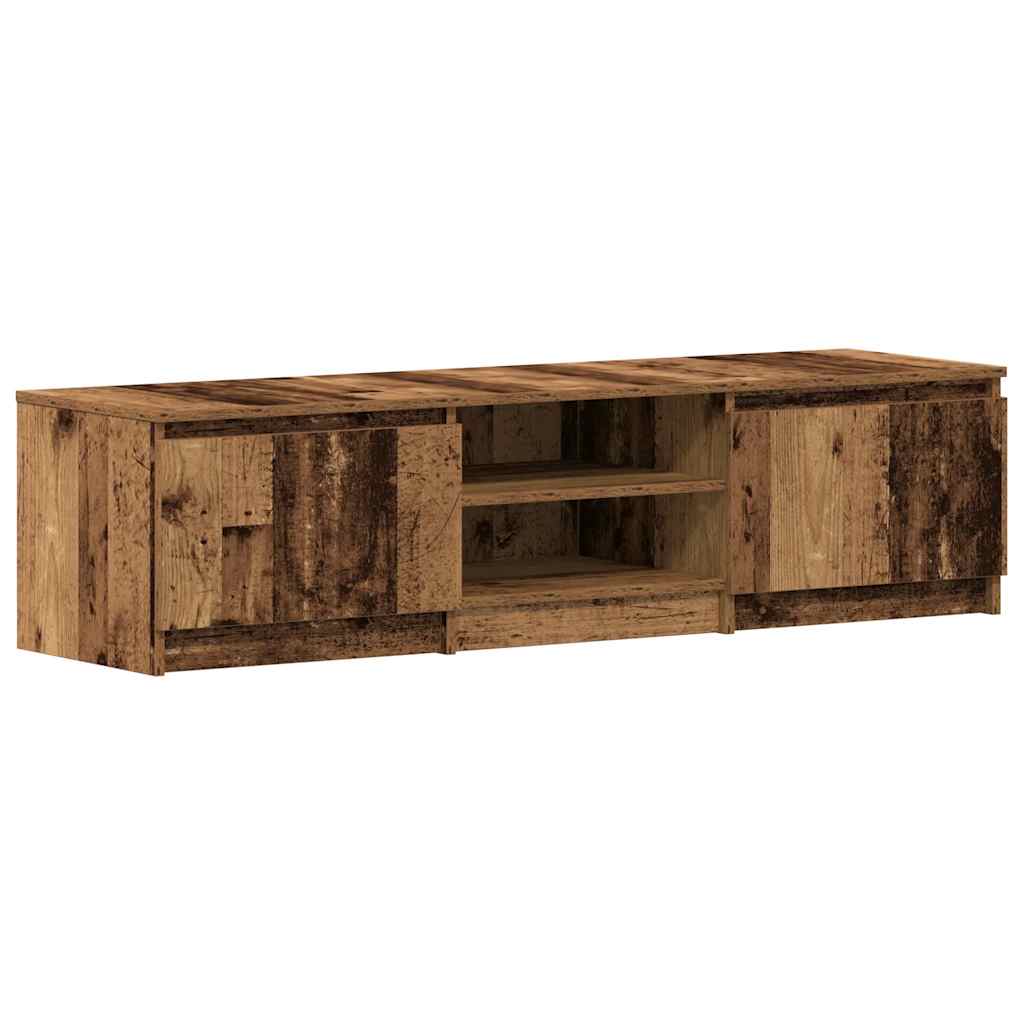 vidaXL TV Cabinet Old Wood 140x40x36 cm Engineered Wood 2