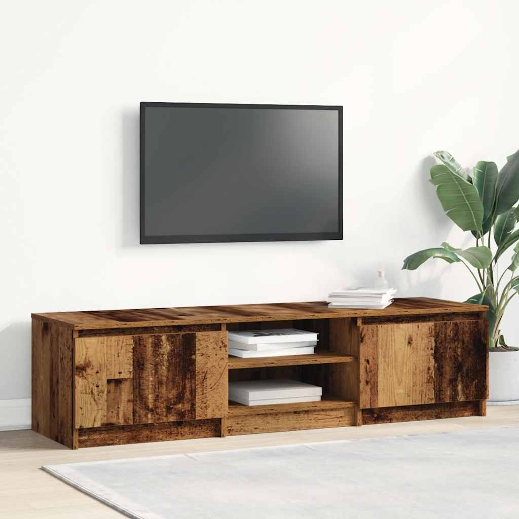 vidaXL TV Cabinet Old Wood 140x40x36 cm Engineered Wood 3