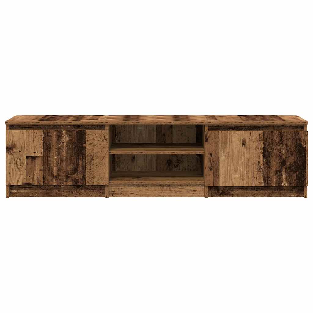 vidaXL TV Cabinet Old Wood 140x40x36 cm Engineered Wood 5