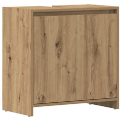 vidaXL Bathroom Sink Cabinet Artisan Oak 60x33x60 cm Engineered Wood 2