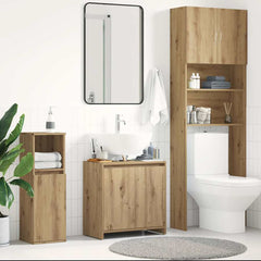 vidaXL Bathroom Sink Cabinet Artisan Oak 60x33x60 cm Engineered Wood 3
