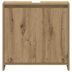 vidaXL Bathroom Sink Cabinet Artisan Oak 60x33x60 cm Engineered Wood 5