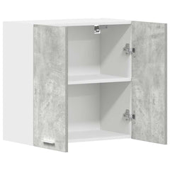 vidaXL Kitchen Wall Cabinet Concrete Grey 60x31x60 cm Engineered Wood 5