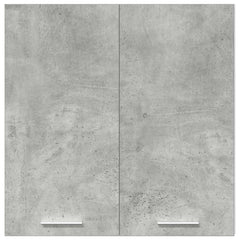 vidaXL Kitchen Wall Cabinet Concrete Grey 60x31x60 cm Engineered Wood 6