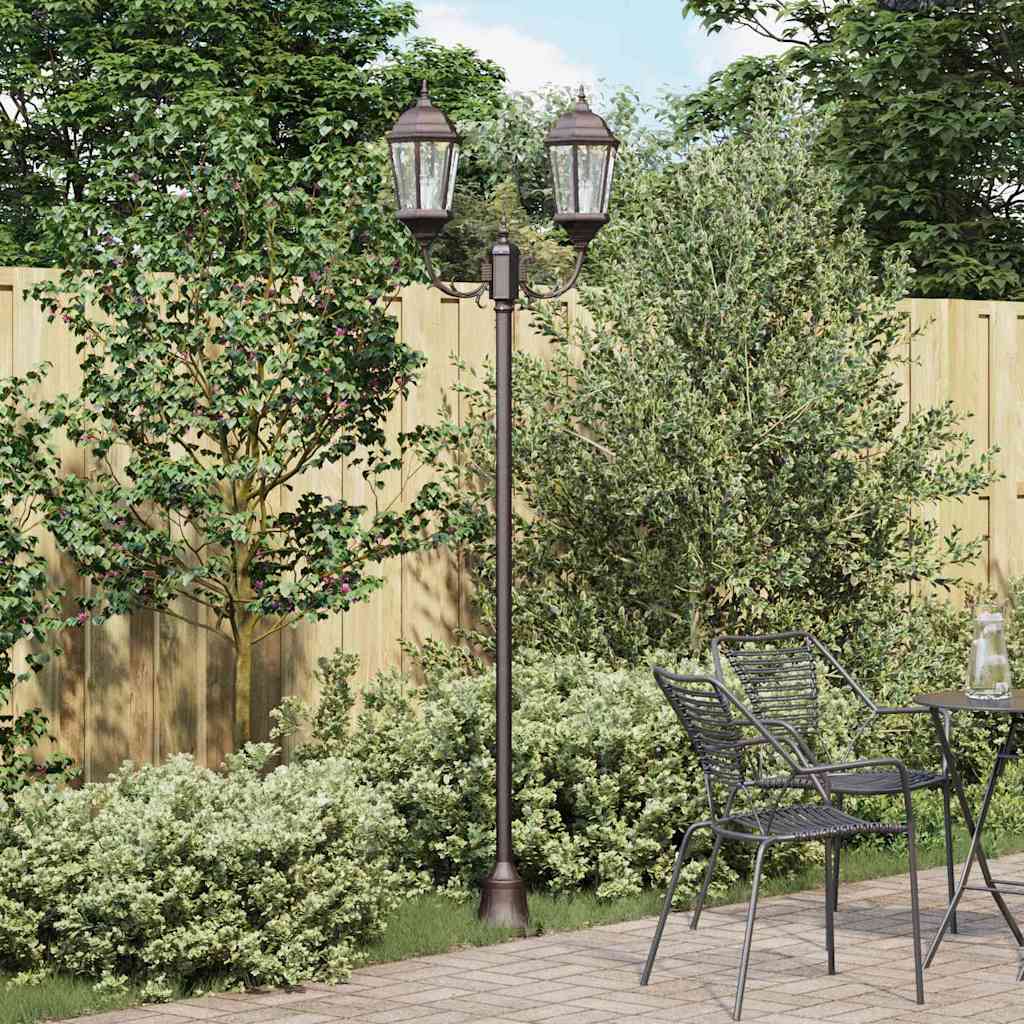 Garden Light 57 x 49 x 241 cm Aluminium and Glass Bronze 2