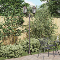 Garden Light 57 x 49 x 241 cm Aluminium and Glass Bronze 2