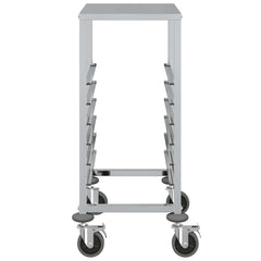 vidaXL Tray Trolley with 6 GN Containers 39x55x87 cm Stainless Steel 4