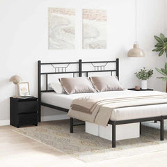 vidaXL Bedside Cabinet 2 pcs Black Oak 30 x 30 x 40 cm Engineered Wood 1
