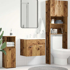 Bathroom Sink Cabinet Engineered Wood 60 x 38.5 x 46 cm Old wood