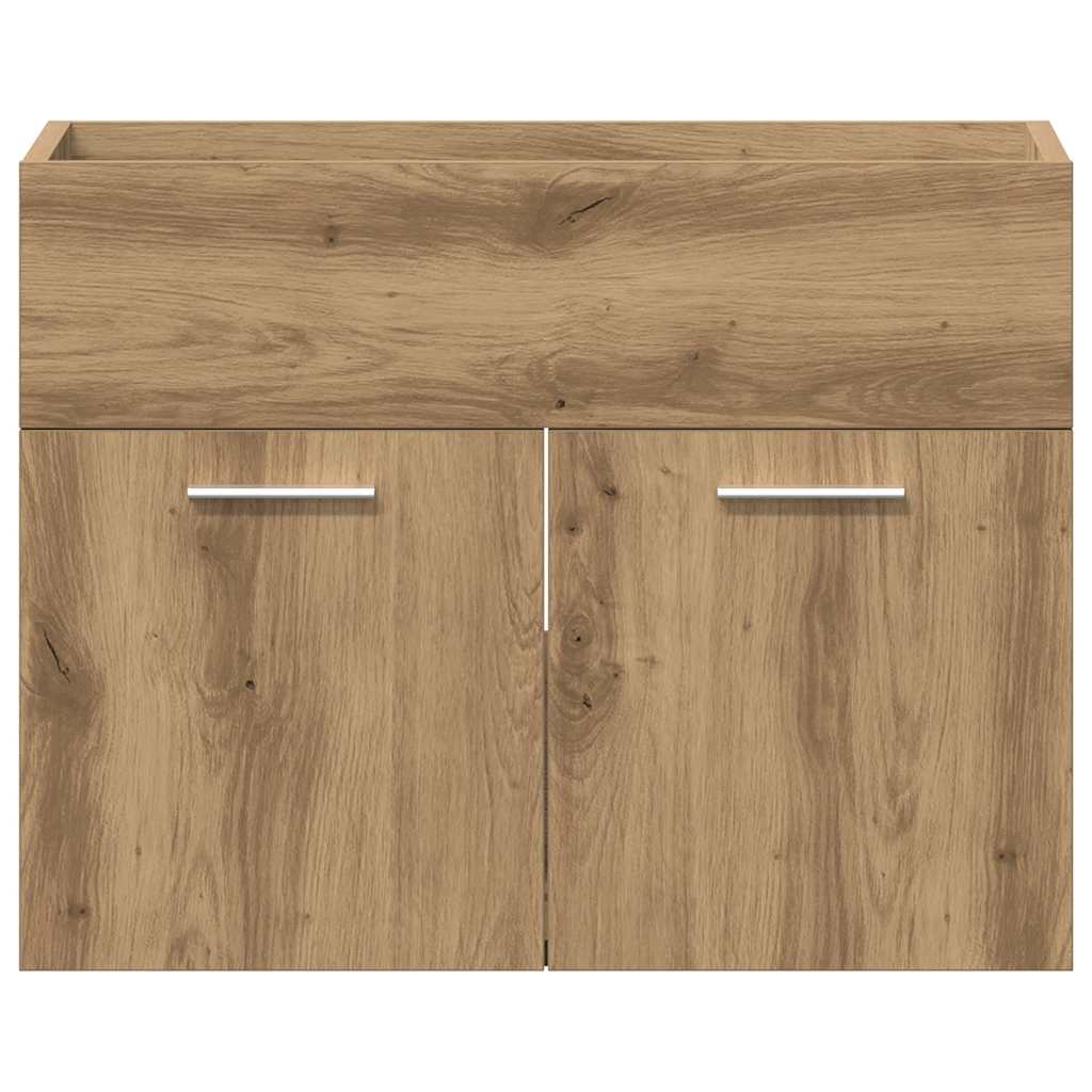 vidaXL Bathroom Sink Cabinet Artisan Oak 60x38.5x46 cm Engineered Wood 6