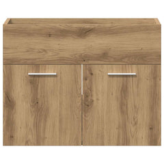 vidaXL Bathroom Sink Cabinet Artisan Oak 60x38.5x46 cm Engineered Wood 6
