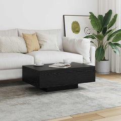 vidaXL Coffee Table Black Oak 85 x 55 x 31 cm 1
