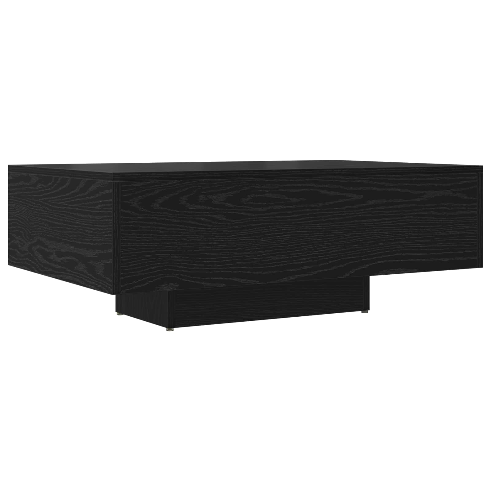 vidaXL Coffee Table Black Oak 85 x 55 x 31 cm 2