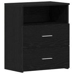 vidaXL Nightstand 2 pcs Black Oak 50 x 32 x 60cm Engineered Wood 2