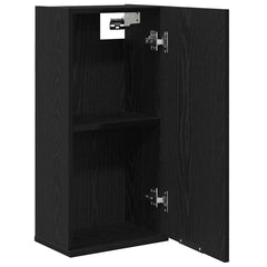 vidaXL Wall-mounted Cabinet Black Oak 32x20x67 cm Engineered Wood 5
