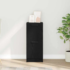 vidaXL Sideboard Black Oak 30 x 30 x 70 cm Engineered Wood 4