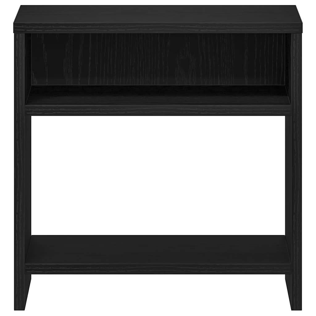 vidaXL Bedside Cabinets 2 pcs Black Oak 40x30x40 cm Engineered Wood 6
