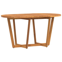 Garden Dining Table Solid Wood Acacia 150 x 90 x 75 cm Oval