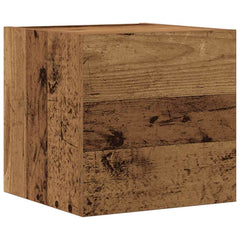 6 Piece TV Cabinet Set Engineered Wood Width 200 cm Old wood