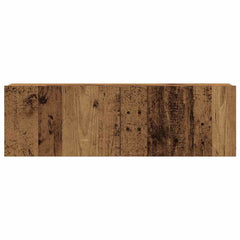 TV Cabinet Set Engineered Wood 6 pcs Old wood
