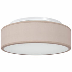 vidaXL Ceiling Lamp with Spotlights Taupe 38 x 38 x 13.5 cm Fabric 2