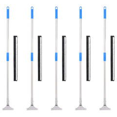 vidaXL Floor Squeegees 5 pcs 55x122.5 cm Steel and Rubber 1