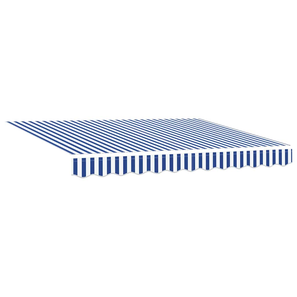 vidaXL Awning Canopy Replacement for 3.5x2 m Blue & White Stripe 2