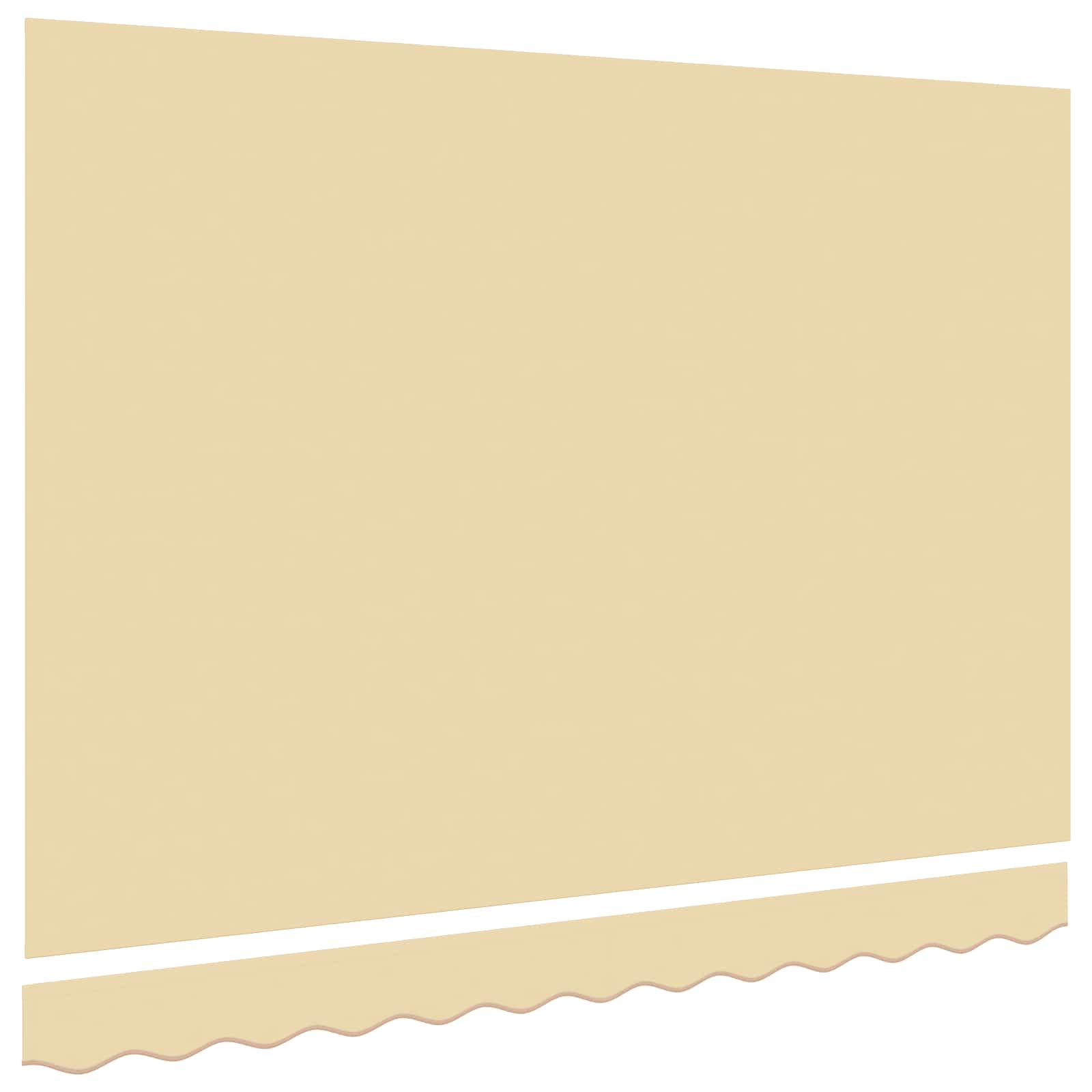 vidaXL Awning Canopy Replacement for 3.5x2 m Cream Polyester 3