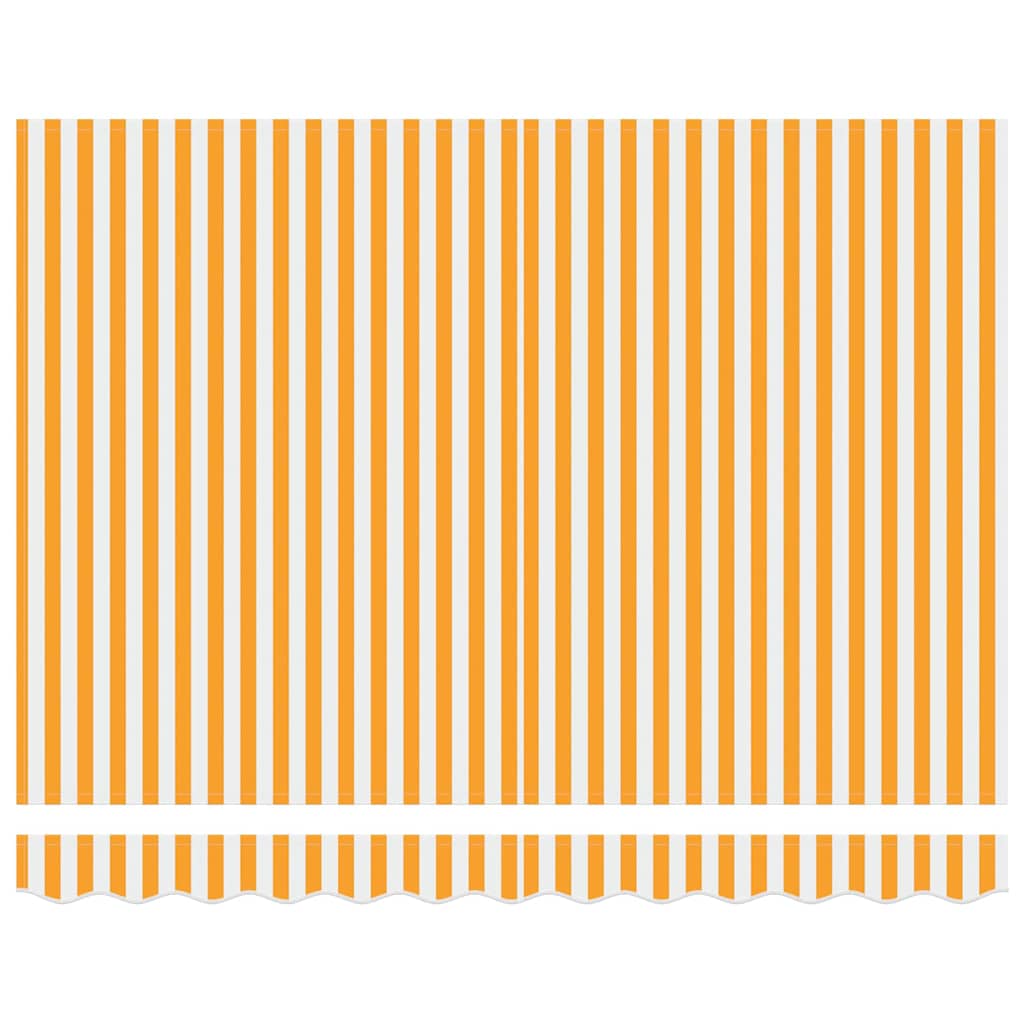 vidaXL Awning Canopy Replacement for 3x2 m Yellow & White Stripe 5