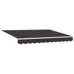 vidaXL Awning Canopy Replacement for 2.5x2 m Anthracite Polyester 2
