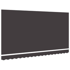 Awning Canopy Replacement for 4x2 m Polyester Drop 2 m Width 4 m Anthracite