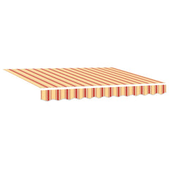 vidaXL Awning Canopy Replacement for 2.5x2 m Yellow & Orange Stripe 2
