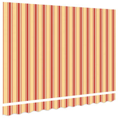 vidaXL Awning Canopy Replacement for 2.5x2 m Yellow & Orange Stripe 4