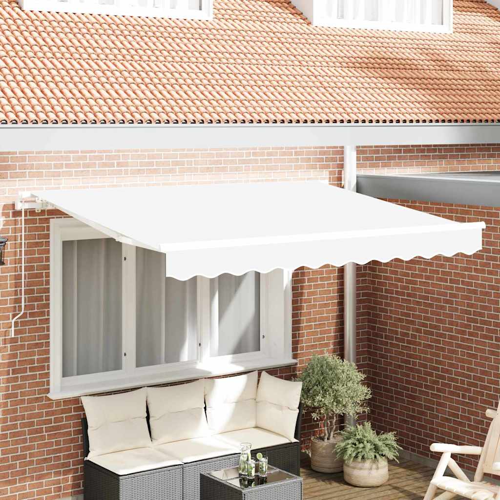 vidaXL Awning Canopy Replacement for 3x2.5 m White Polyester 1