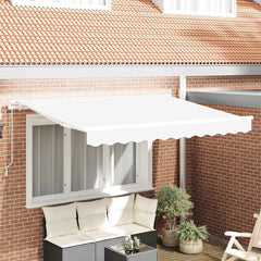 vidaXL Awning Canopy Replacement for 3x2.5 m White Polyester 1