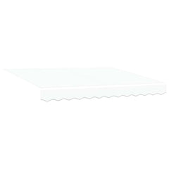 vidaXL Awning Canopy Replacement for 3x2.5 m White Polyester 2