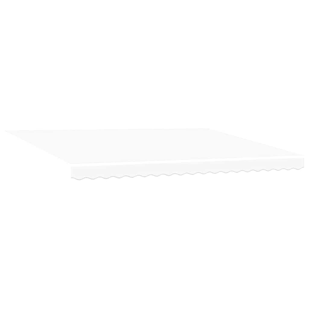 vidaXL Awning Replacement Fabric White 430 x 345 cm Polyester 2