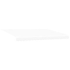 vidaXL Awning Replacement Fabric White 430 x 345 cm Polyester 2