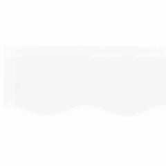 vidaXL Awning Replacement Fabric White 580 x 345 cm Polyester 6